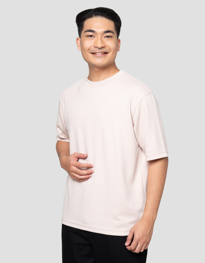 SUKO QUICK DRY KERAH BULAT LENGAN PENDEK KAOS OVERSIZE PRIA