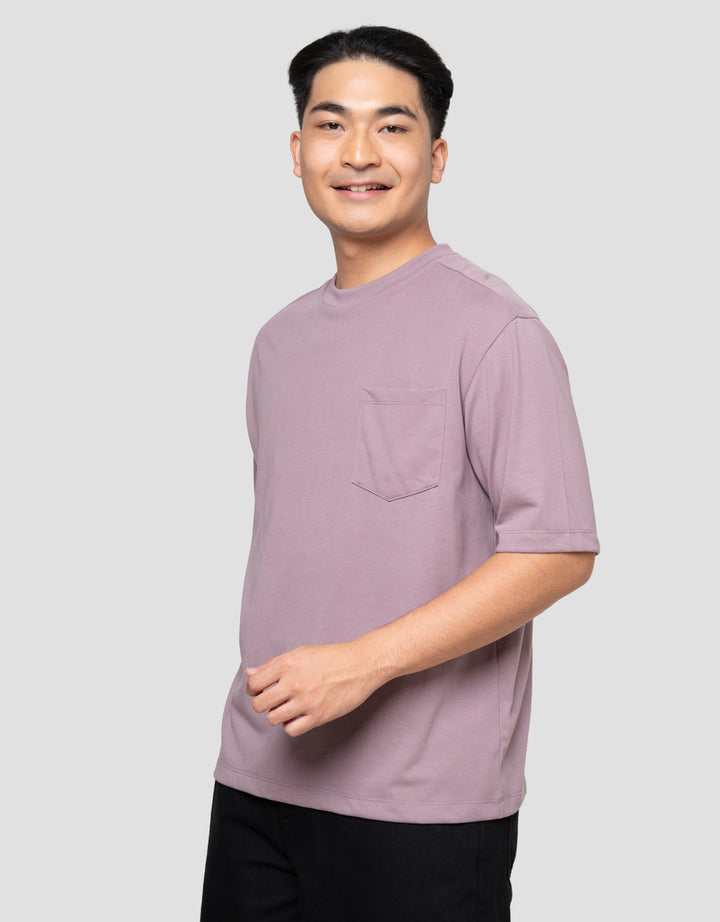 Suko Cool Touch Kerah Bulat Kaos Oversize Pria