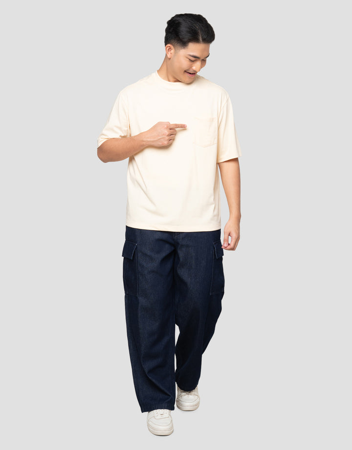 Suko Cool Touch Kerah Bulat Kaos Oversize Pria