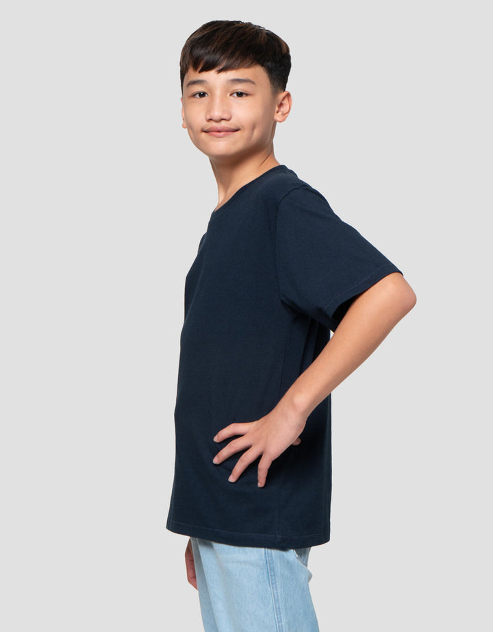 Nevada Ki Solid Color Kaos Anak Laki-laki