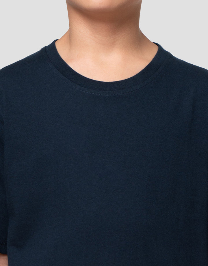 Nevada Ki Solid Color Kaos Anak Laki-laki