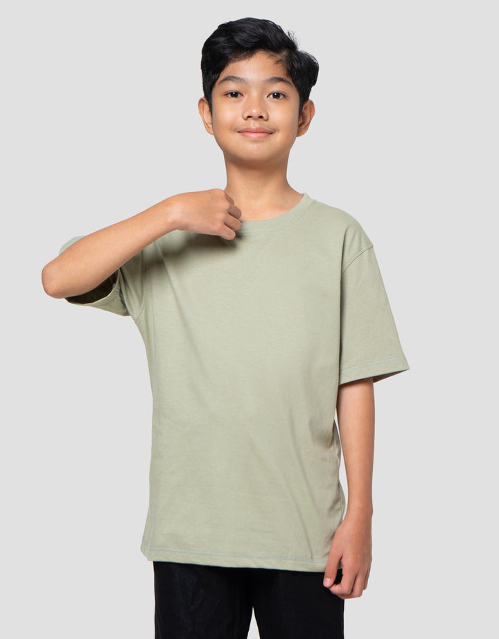 Nevada Ki Solid Color Kaos Anak Laki-laki