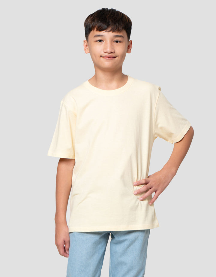 Nevada Ki Solid Color Kaos Anak Laki-laki