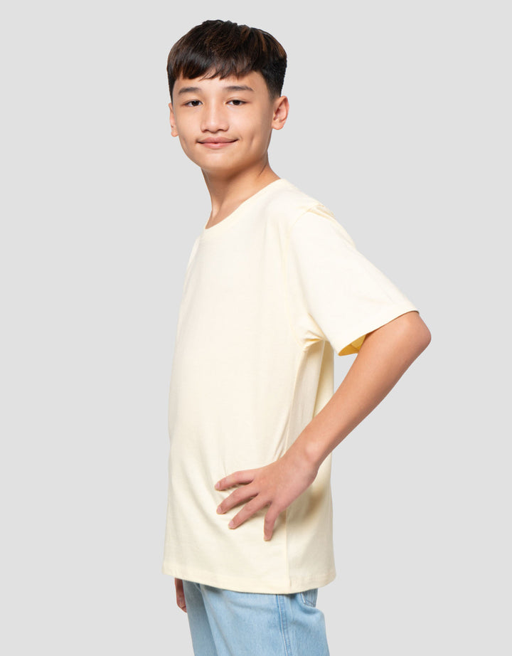 Nevada Ki Solid Color Kaos Anak Laki-laki