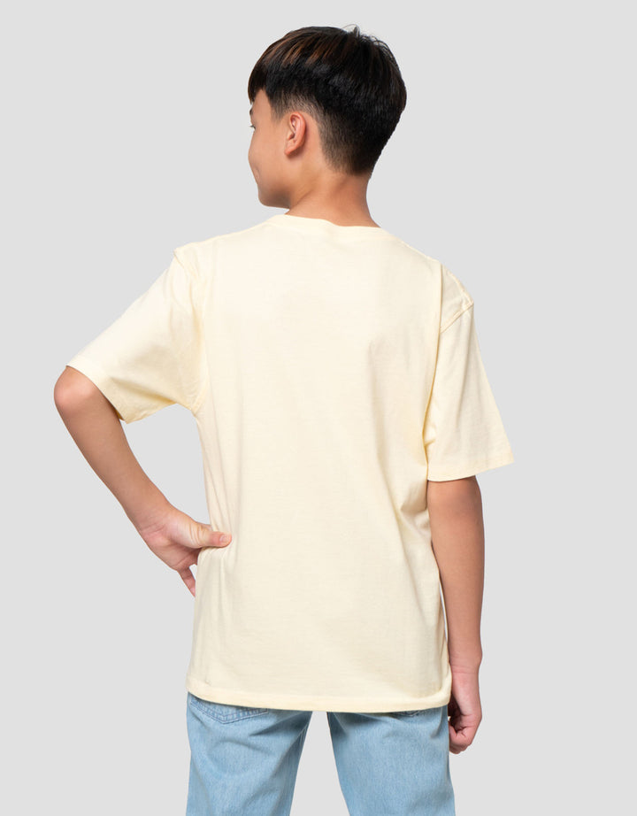 Nevada Ki Solid Color Kaos Anak Laki-laki