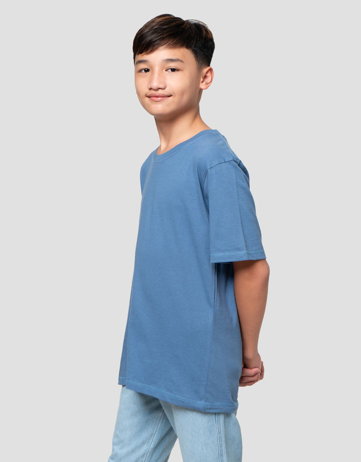 Nevada Ki Solid Color Kaos Anak Laki-laki