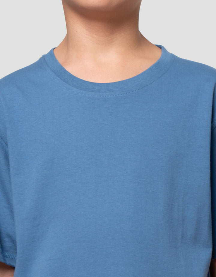 Nevada Ki Solid Color Kaos Anak Laki-laki