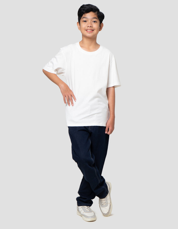 Nevada Ki Solid Color Kaos Anak Laki-laki