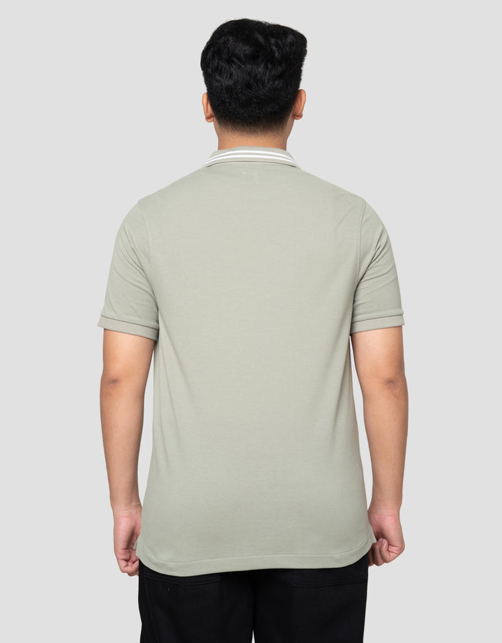 SUKO SOLID KNIT POLO PRIA