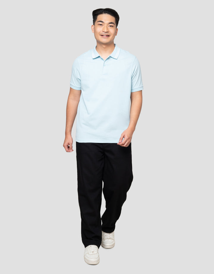 SUKO SOLID KNIT POLO PRIA