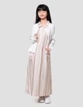 Nevada Bamus Woven With Outer Maxi Dress Anak Perempuan