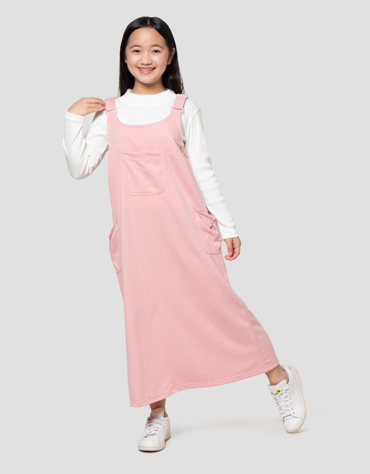 Nevada Bamus Knit 2 Pcs 1  Maxi Dress Anak Perempuan