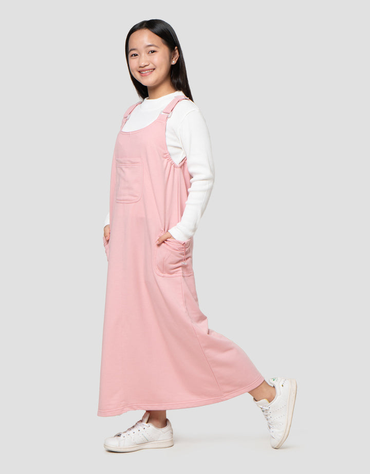 Nevada Bamus Knit 2 Pcs 1  Maxi Dress Anak Perempuan