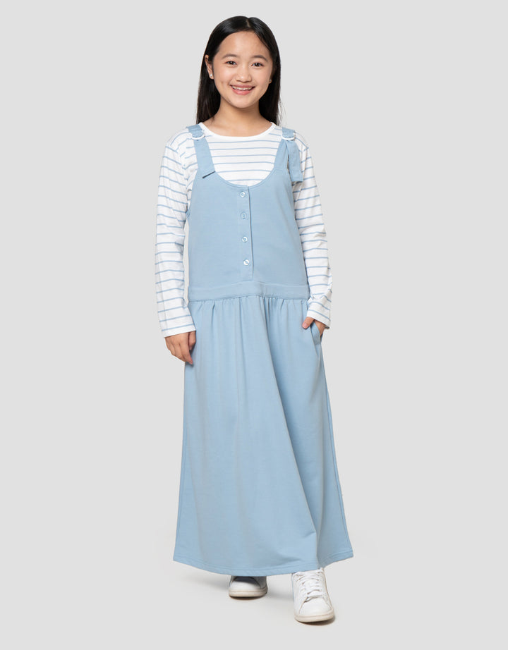 Nevada Bamus Knit 2 Pcs Maxi Dress Anak Perempuan