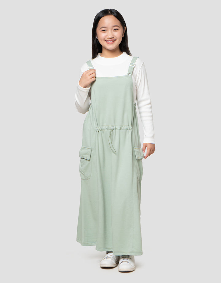 Nevada Bamus Knit 2 Pcs Maxi Dress Anak Perempuan