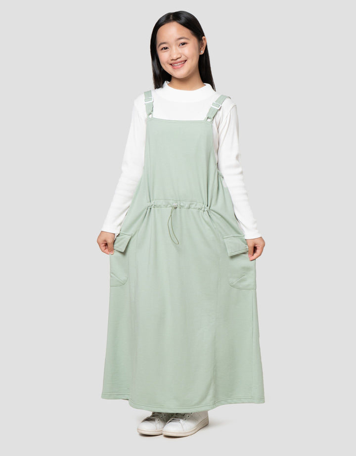 Nevada Bamus Knit 2 Pcs Maxi Dress Anak Perempuan
