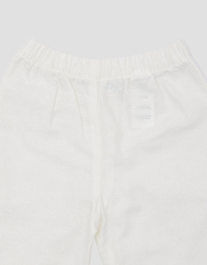 Little M Textured Dada Setelan Baju Muslim Bayi