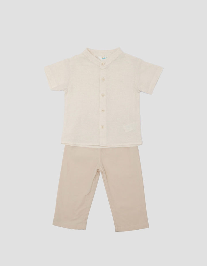 Little M Textured Setelan Baju Muslim Bayi