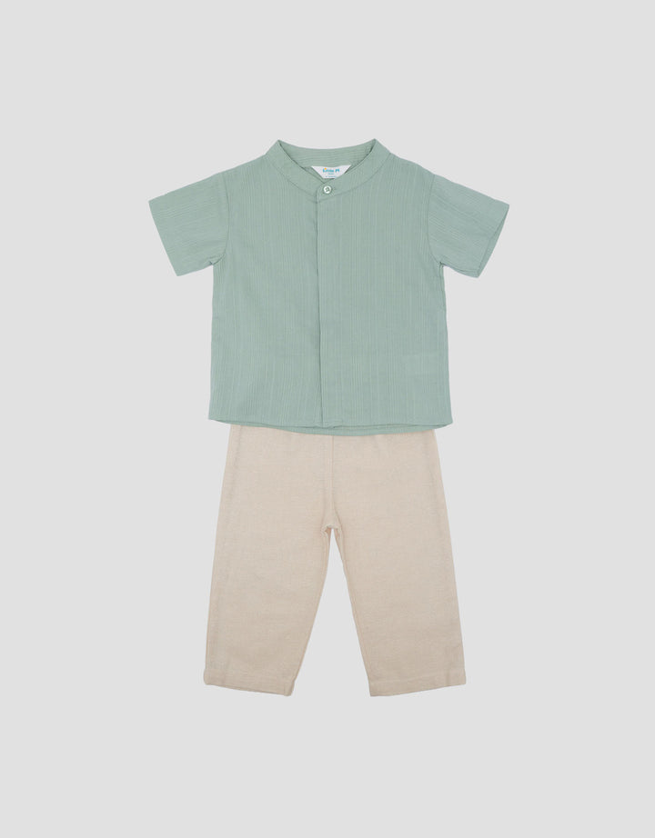 Little M Textured Setelan Baju Muslim Bayi