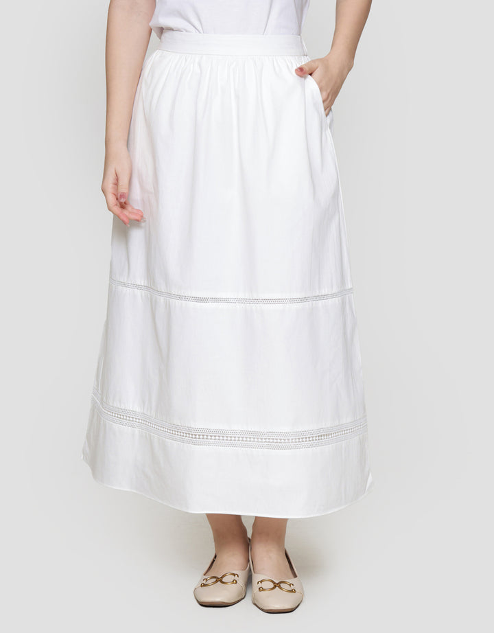 St. Yves Line Cotton With Lace Rok Maxi Wanita