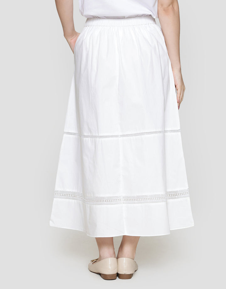 St. Yves Line Cotton With Lace Rok Maxi Wanita