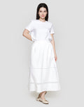 St. Yves Line Cotton With Lace Rok Maxi Wanita