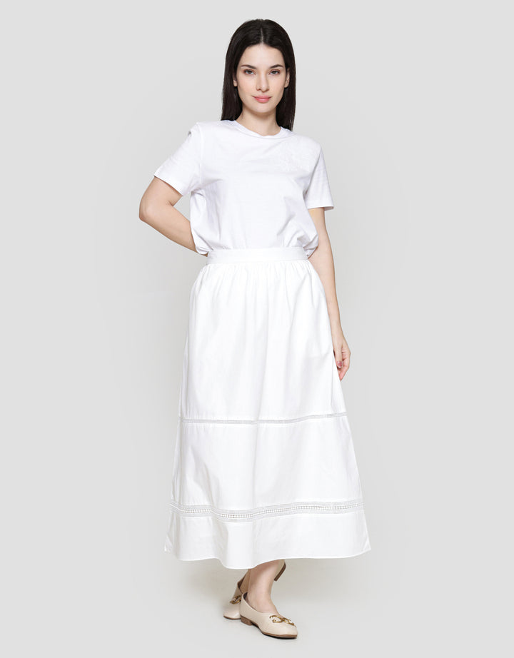 St. Yves Line Cotton With Lace Rok Maxi Wanita