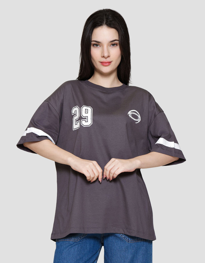 Nevada Comb Jersey Kaos Oversize Wanita