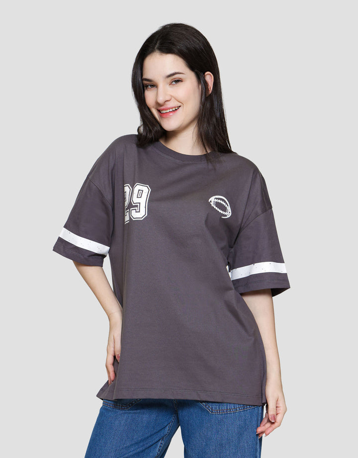 Nevada Comb Jersey Kaos Oversize Wanita