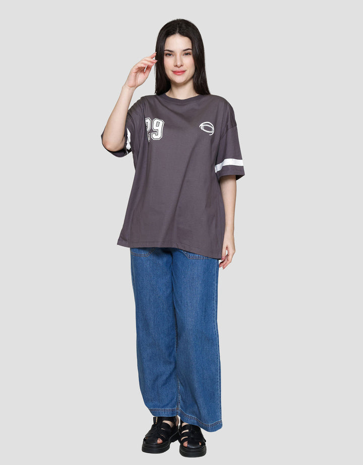 Nevada Comb Jersey Kaos Oversize Wanita