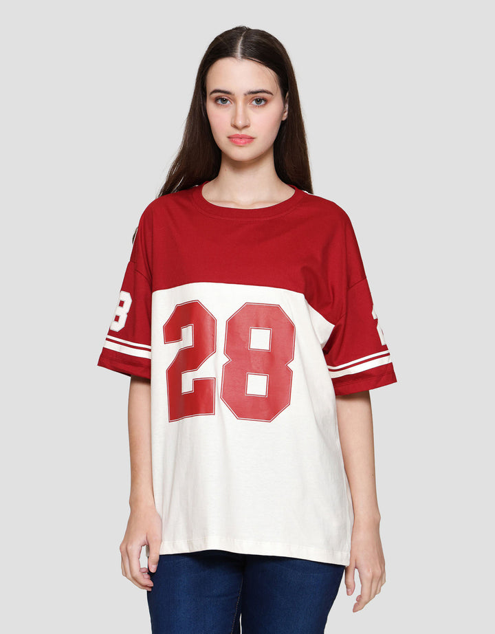 Nevada Comb Jersey Kaos Oversize Wanita