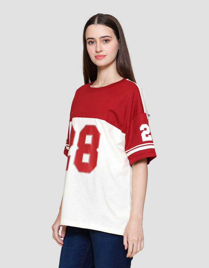 Nevada Comb Jersey Kaos Oversize Wanita