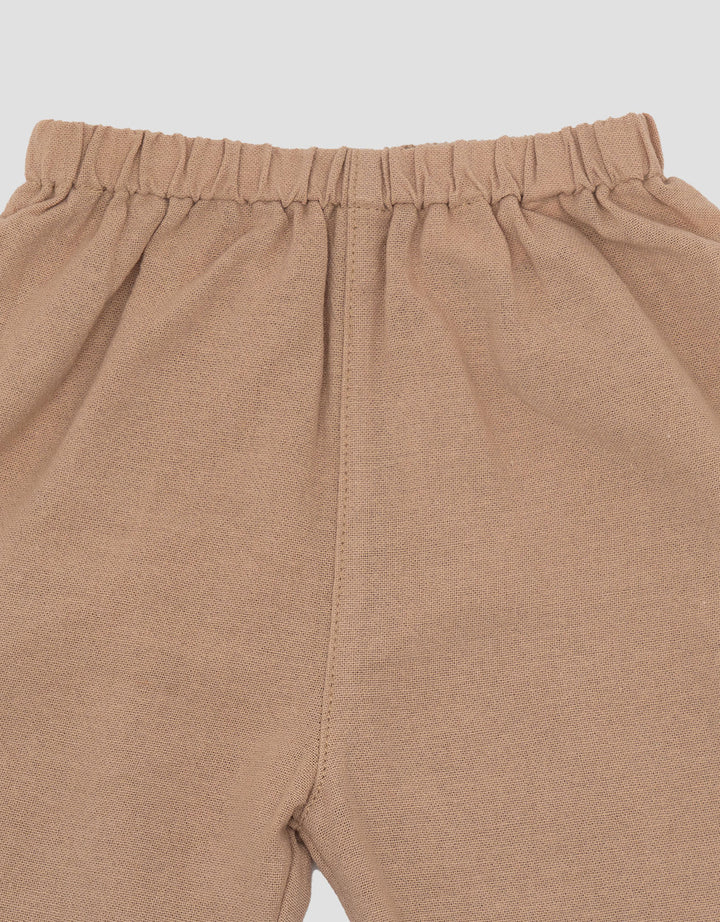 Little M Salur Khaki Setelan Baju Muslim Bayi