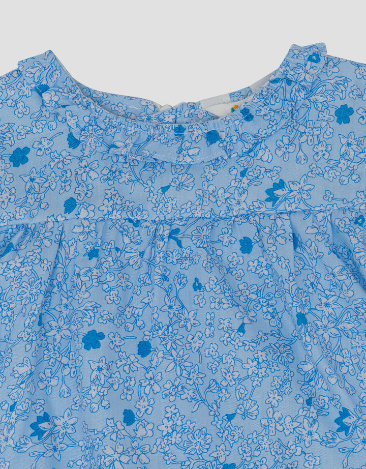 Little M Print Bunga Setelan Baju Muslim Bayi