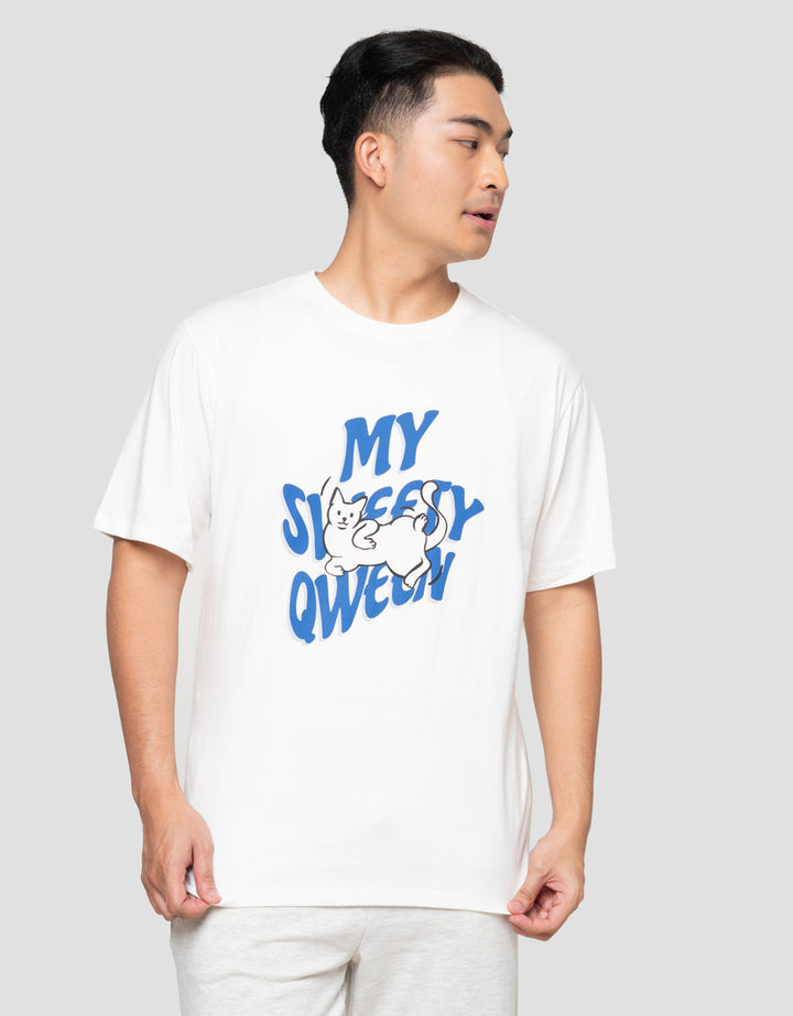 Aos Theme Tbnd Cat Sweety Kaos Pria