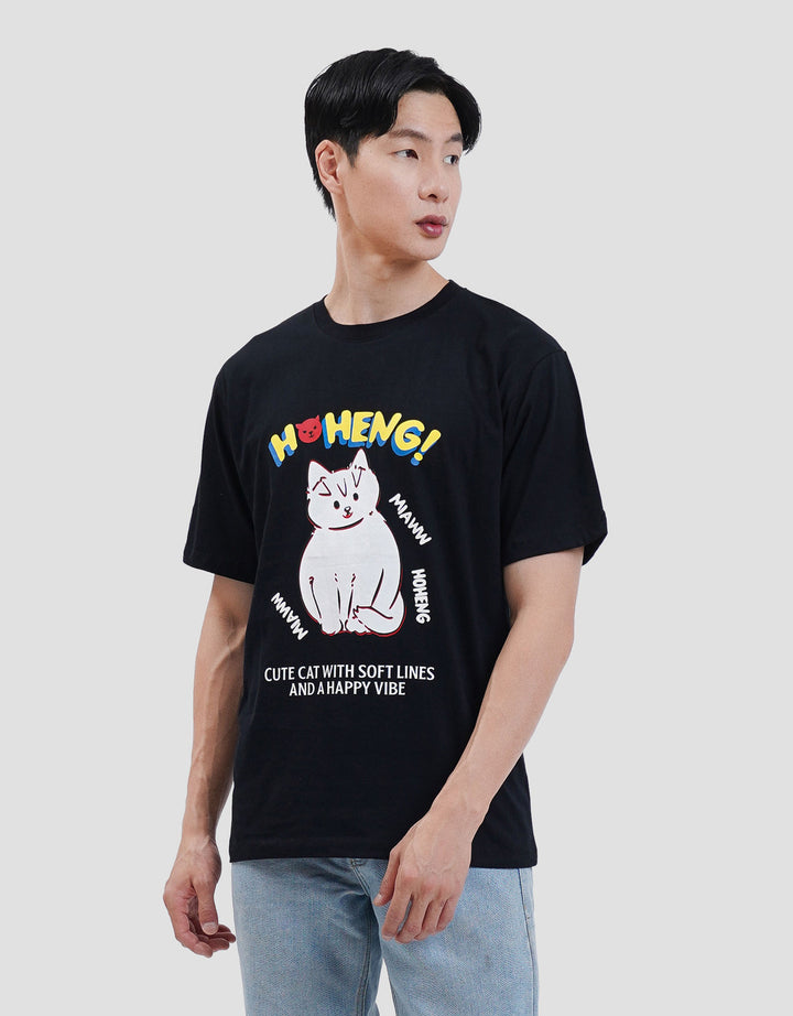 Aos Theme Band CAT-3 Kaos Casual Pria