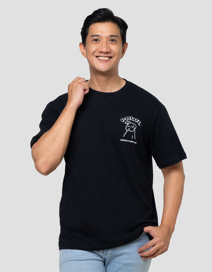 Aos Theme Tbnd Dog Coffe Kaos Pria