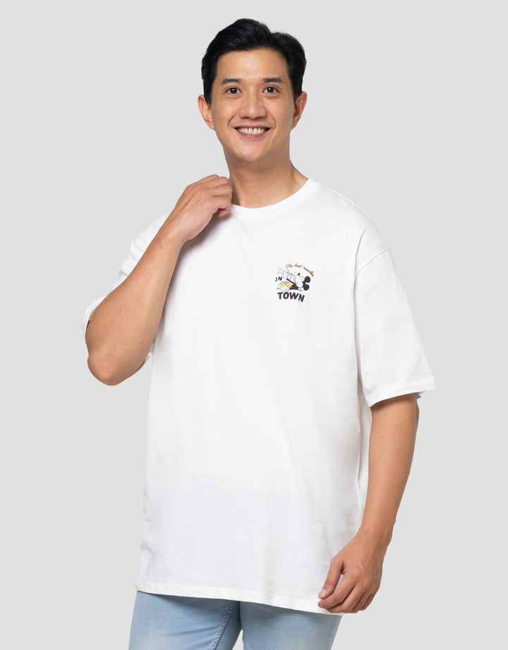 Aos Theme Tbnd Disney Mickey Town Kaos Oversize Pria