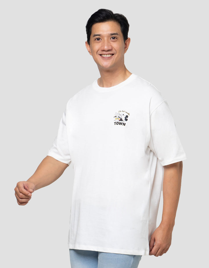 Aos Theme Tbnd Disney Mickey Town Kaos Oversize Pria