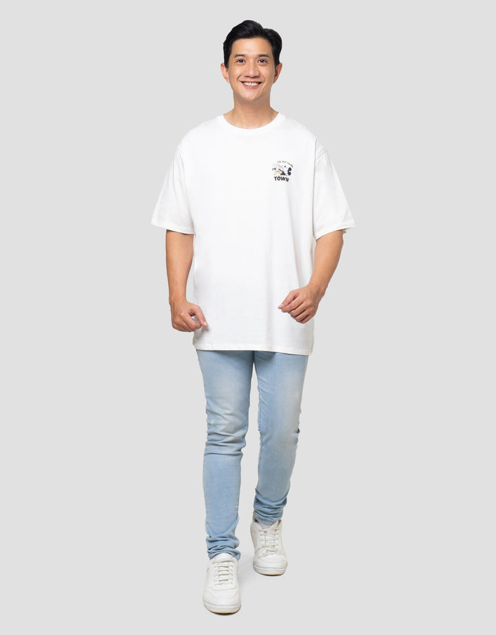 Aos Theme Tbnd Disney Mickey Town Kaos Oversize Pria