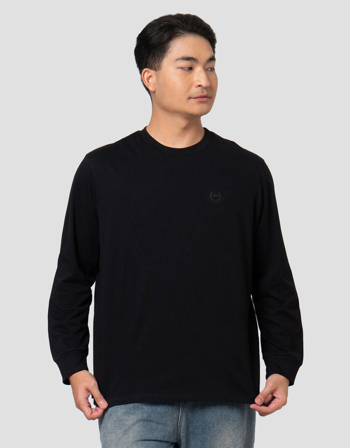 Aos Theme Popular Basic Round Brand Kaos Pria