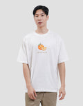 Aos Theme Popular Fruit Orange Kaos Oversize Pria