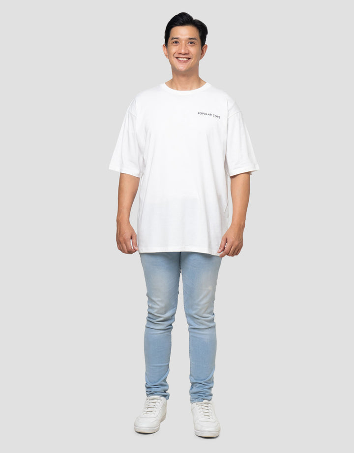 Aos Theme Popular Wording Popular Kaos Oversize Pria