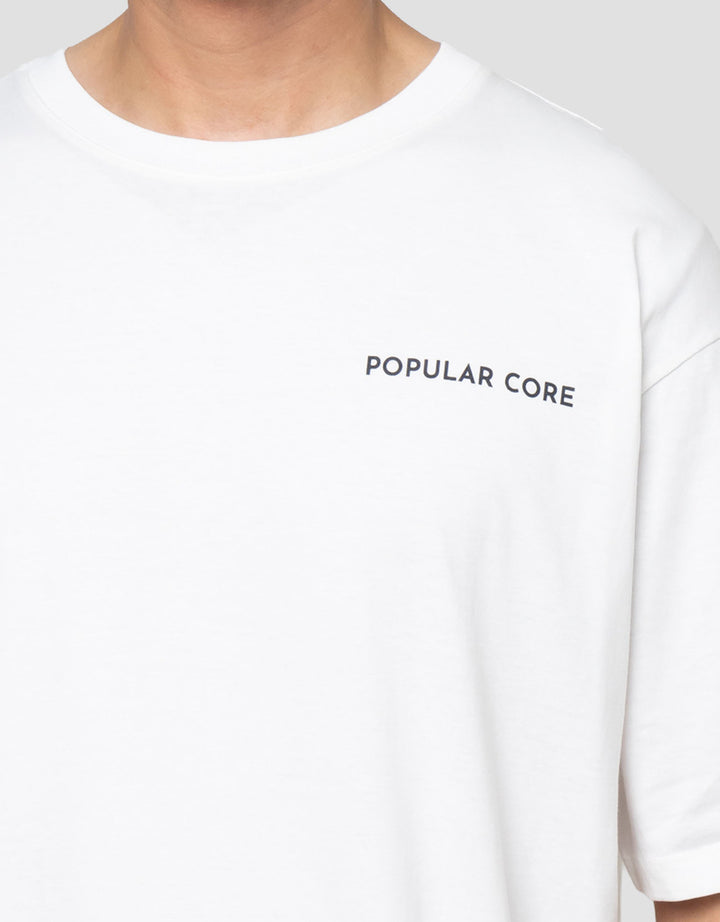 Aos Theme Popular Wording Popular Kaos Oversize Pria