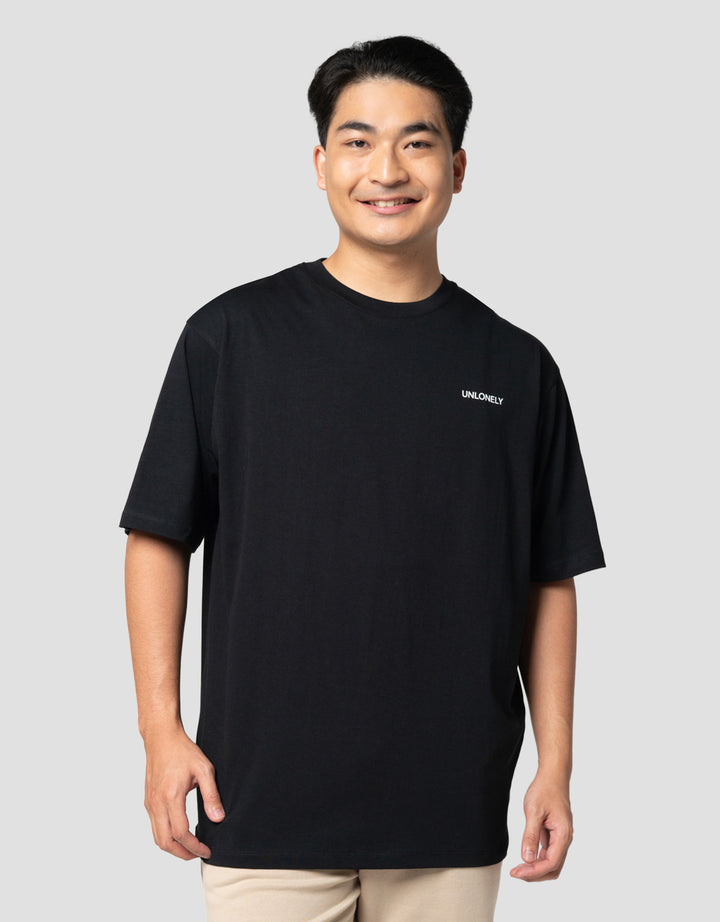 Aos Theme Popular Wording Kaos Oversize Pria