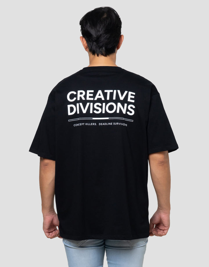 Aos Theme Popular Wording Creative Kaos Oversize Pria