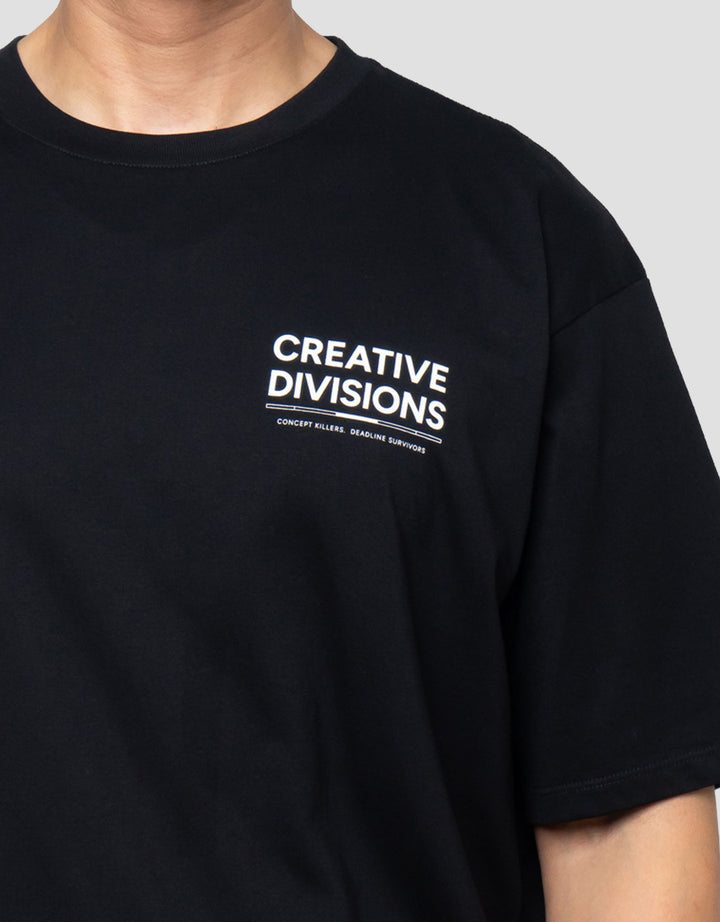 Aos Theme Popular Wording Creative Kaos Oversize Pria