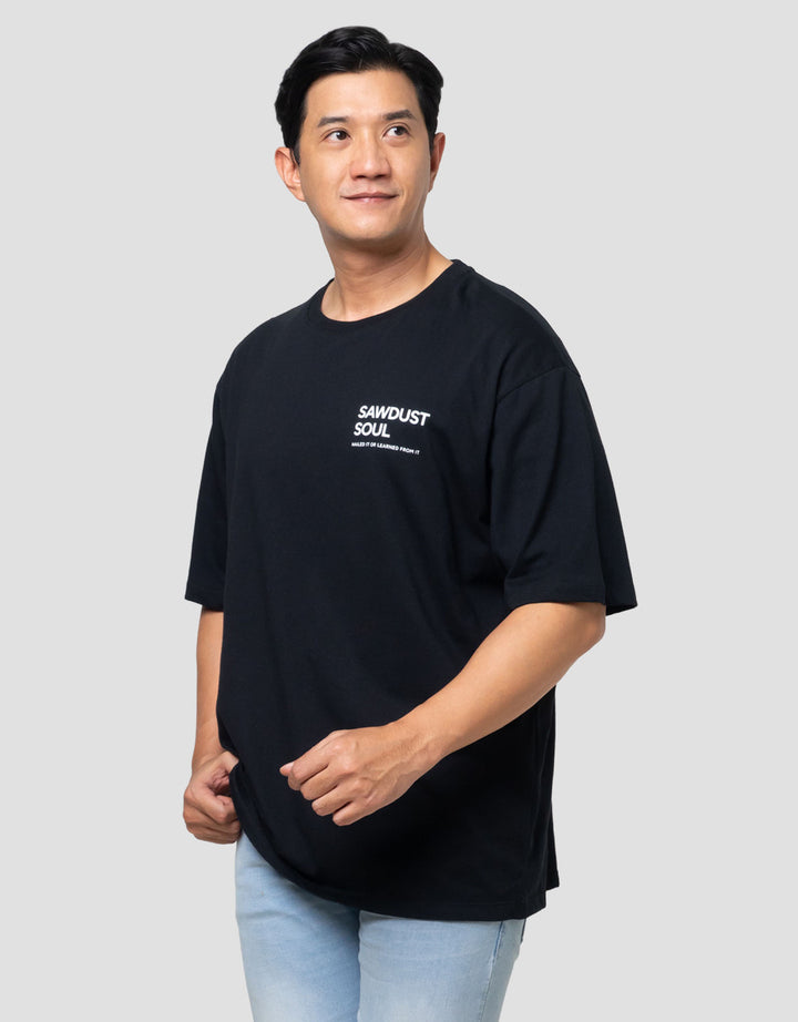 Aos Theme Popular Wording Soul Kaos Oversize Pria