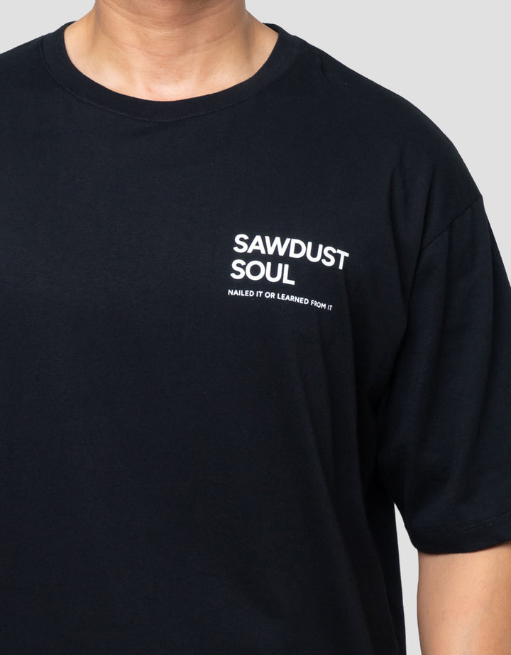 Aos Theme Popular Wording Soul Kaos Oversize Pria