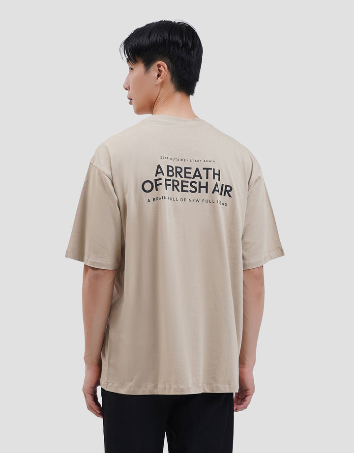 Aos Theme Popular Little Wording Kaos Oversize Pria